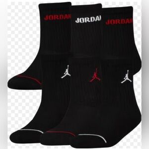 Nike Jordan Boys Crew Socks (6-Pack) | Size YTH 5Y–7Y
WMN 6-10/ Men 6-8
